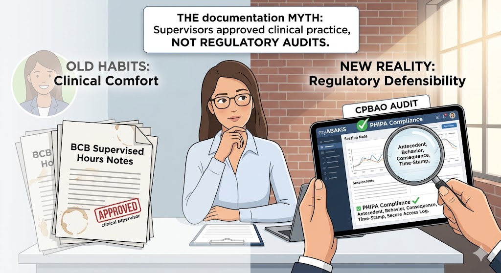 The Dangerous Myth of “Good Enough” Documentation: Why Your Old ABA Session Notes Won’t Satisfy CPBAO